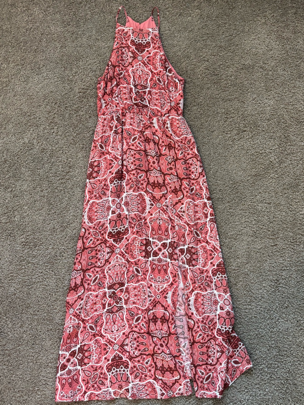 Sportsgirl Coral Paisley Maxi Dress